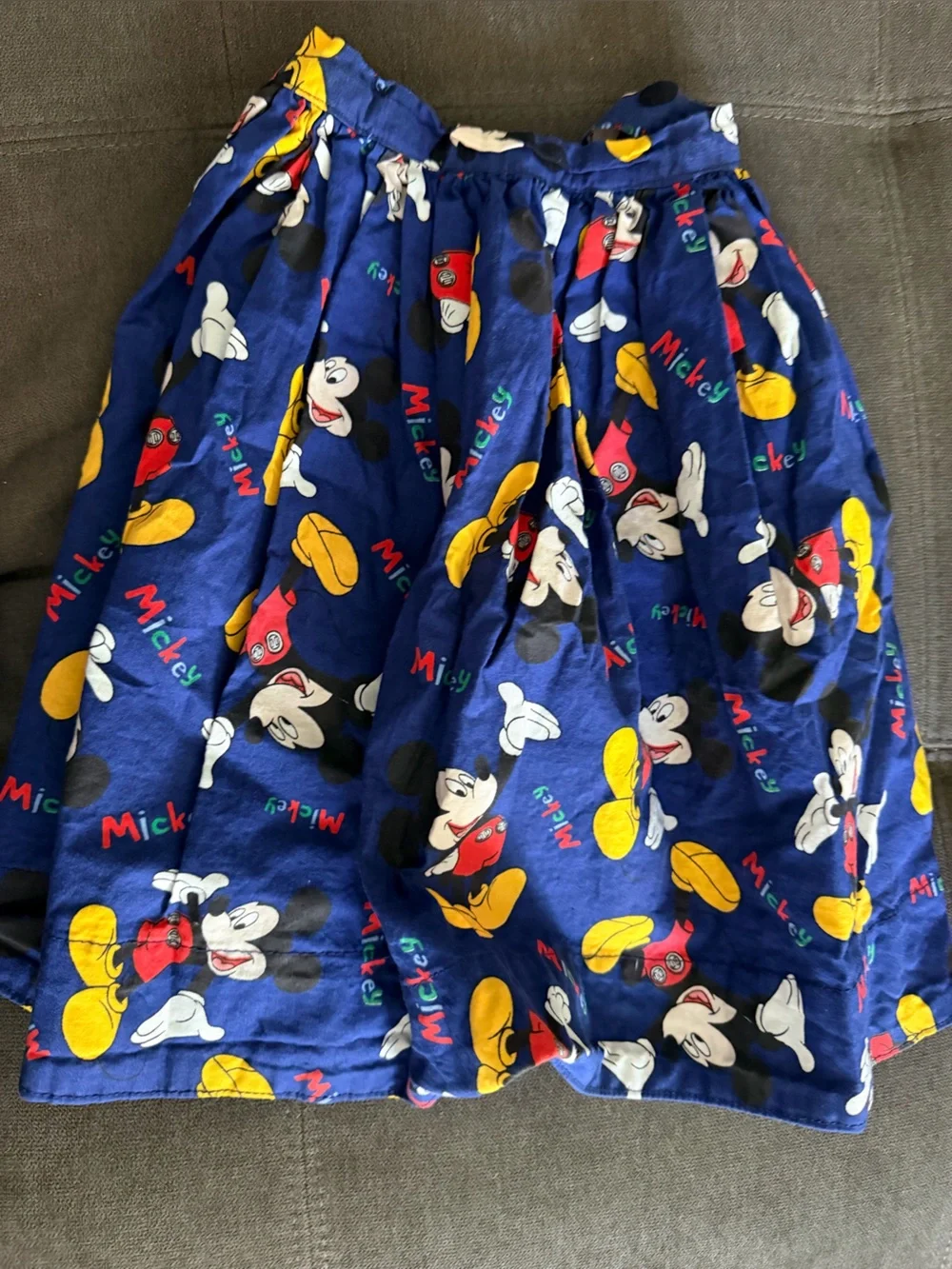 Disney Mickey Mouse Blue Kids Apron